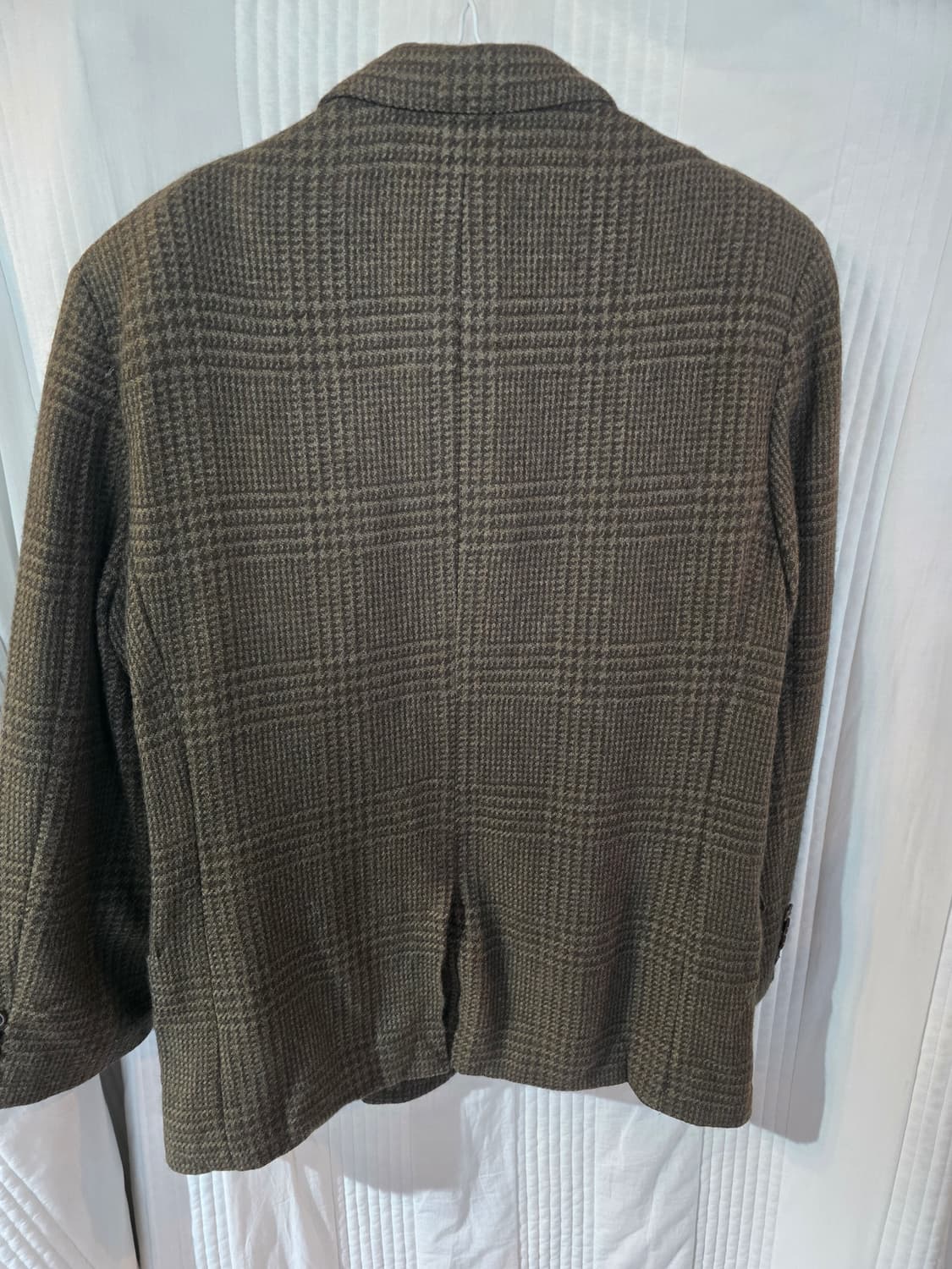 폴로  랄프로렌 체크 블레이저 이태리 모100프로 자켓 상품이미지8