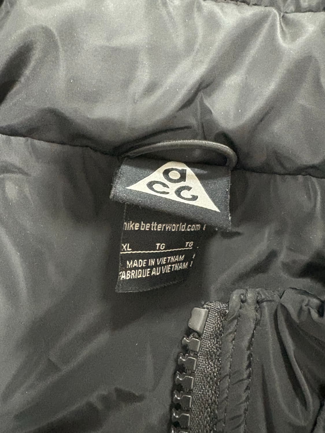 나이키 ACG 투웨이 경량패딩 블랙 XL 상품이미지3