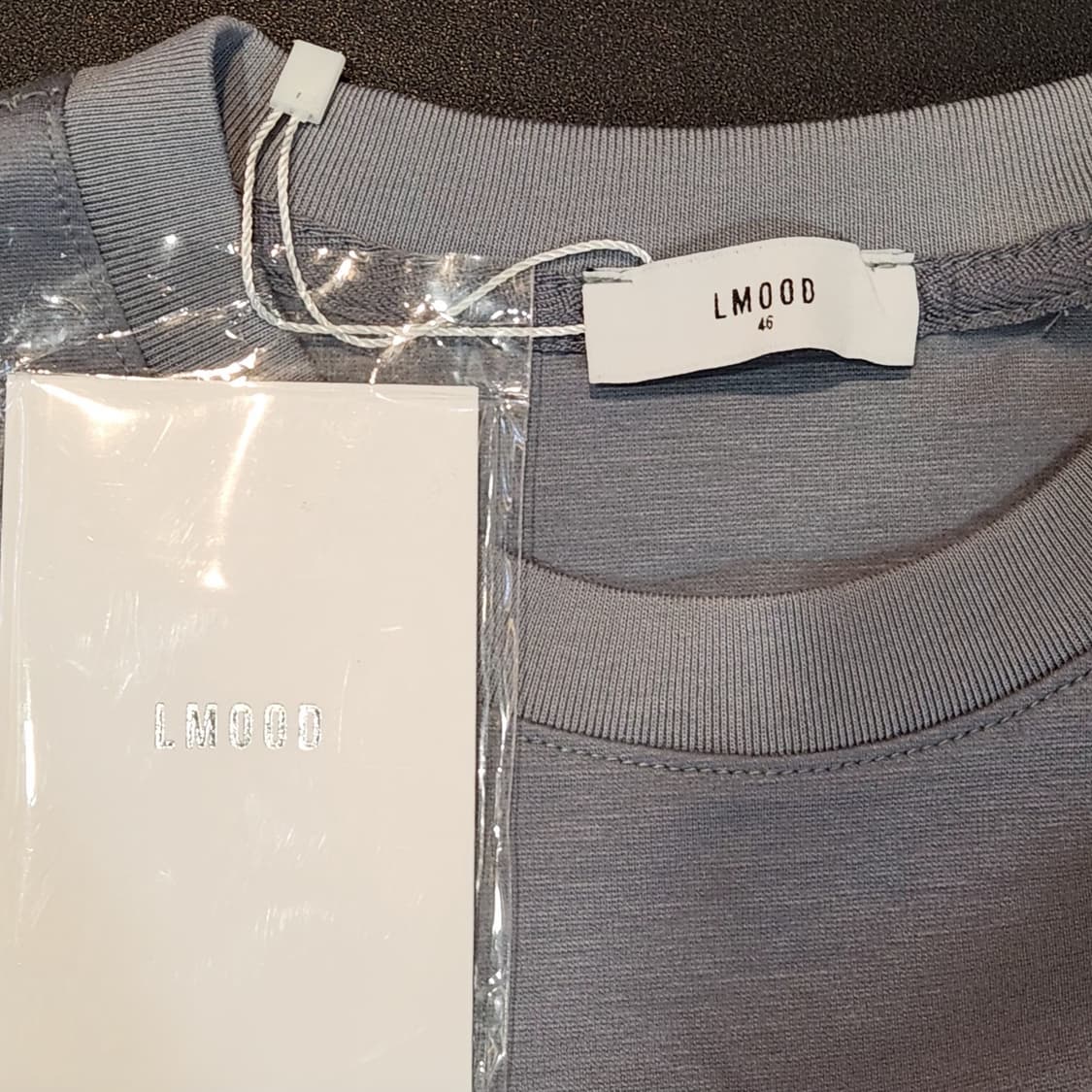 LMOOD 엘무드 반팔 티셔츠 그레이 새상품 (46) 상품이미지2