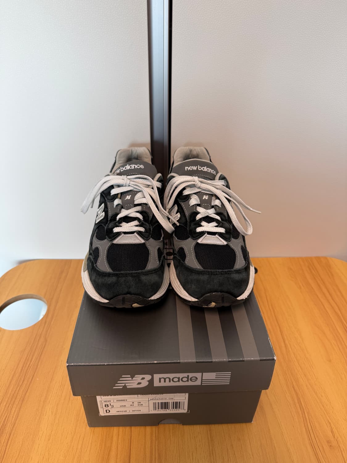 뉴발란스 992 블랙그레이 265 (M992EB) 상품이미지1