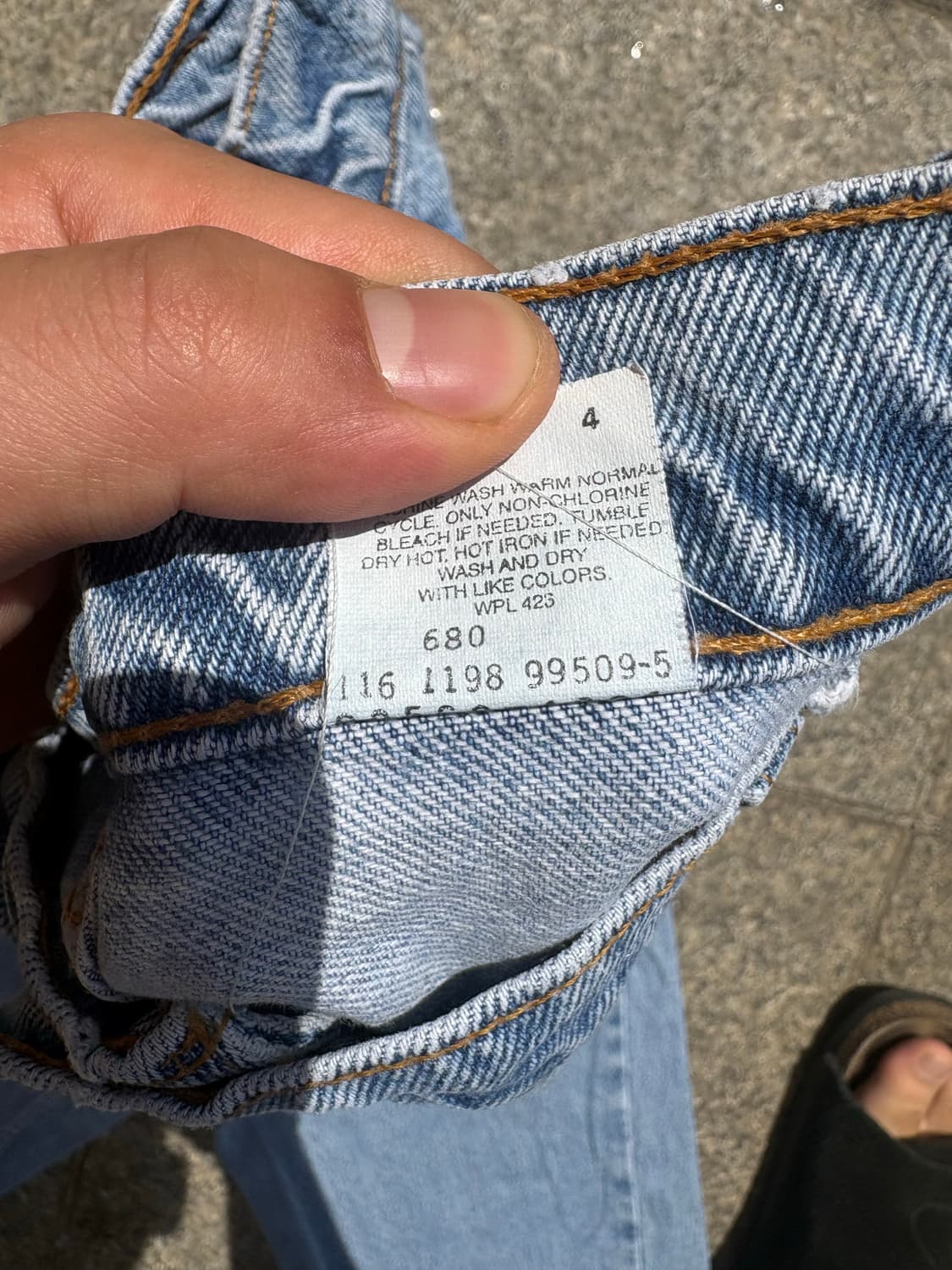 90s 리바이스 560 데님팬츠 상품이미지4