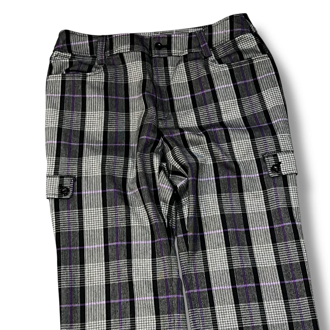  꾸레쥬 체크 포켓 슬랙스 y14278 상품이미지4