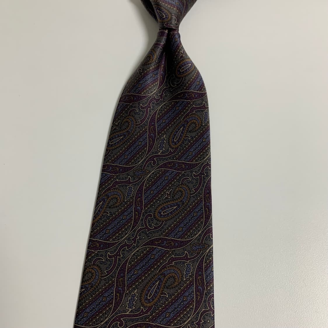디올(Dior) 페이즐리 명품넥타이 광택 100실크 정장패션 상품이미지8