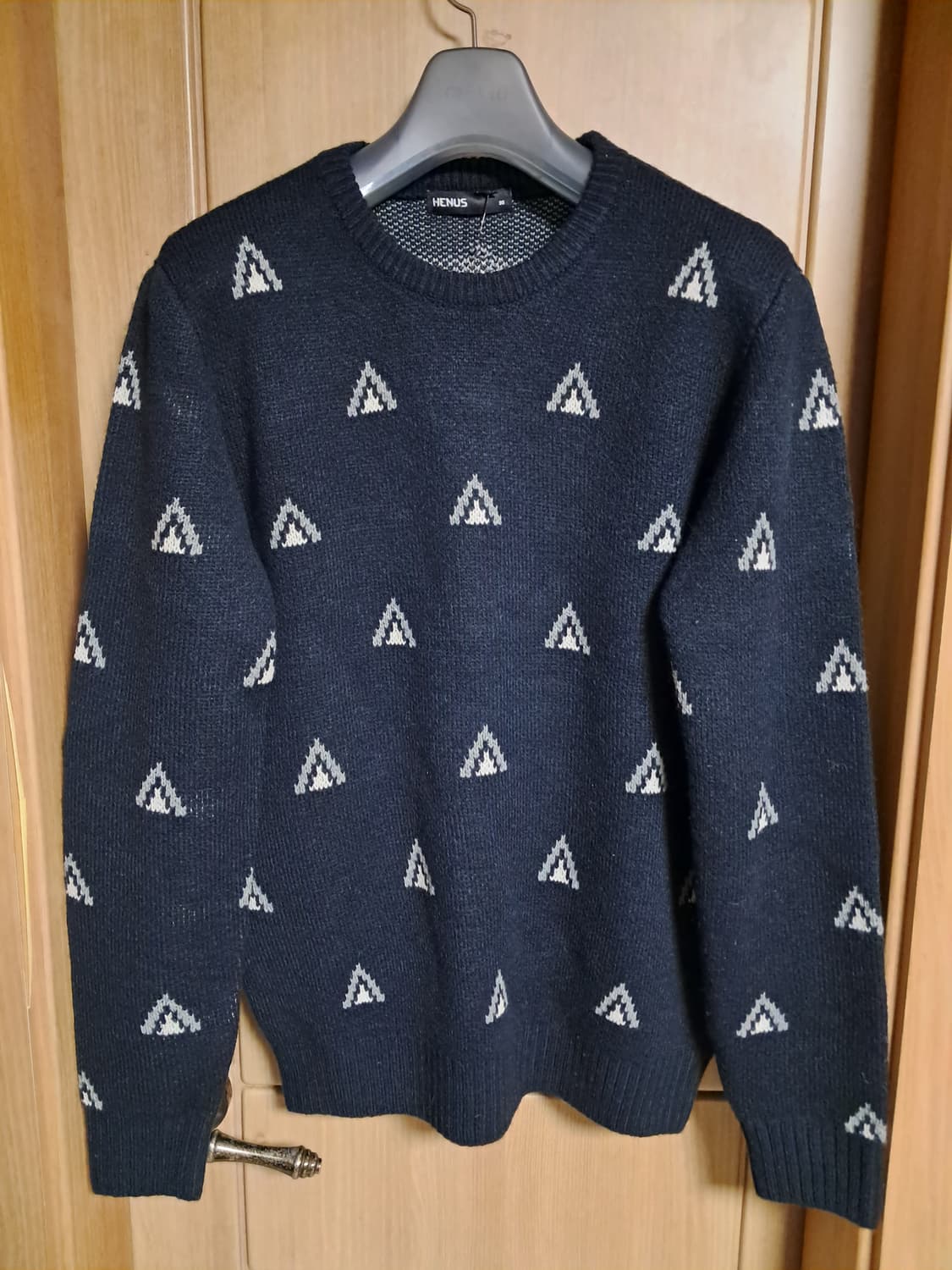 헨어스 니트 맨투맨 남성95 새상품  상품이미지2