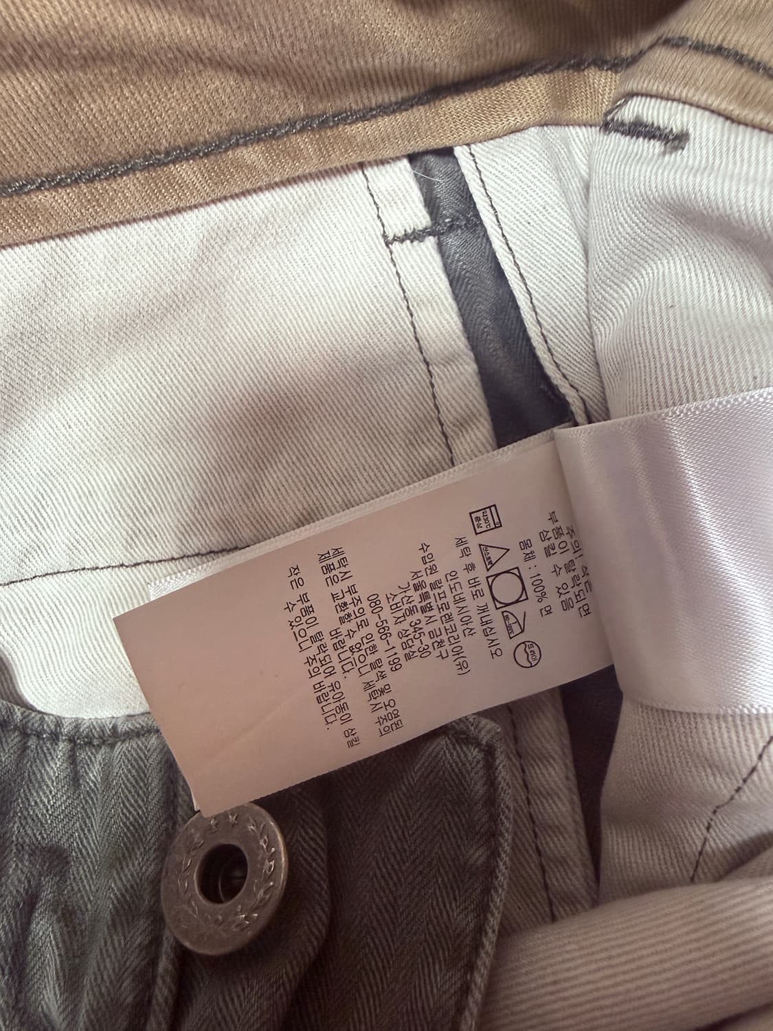 rrl 더블알엘 헤링본 필드 팬츠 34/32 카키 상품이미지3