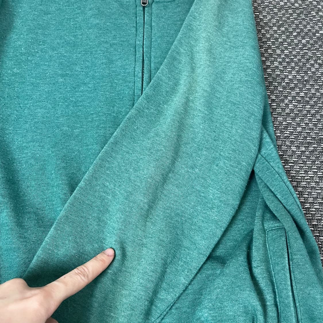 HEART MARKET 빈티지 그린 하트 집업 L 상품이미지7