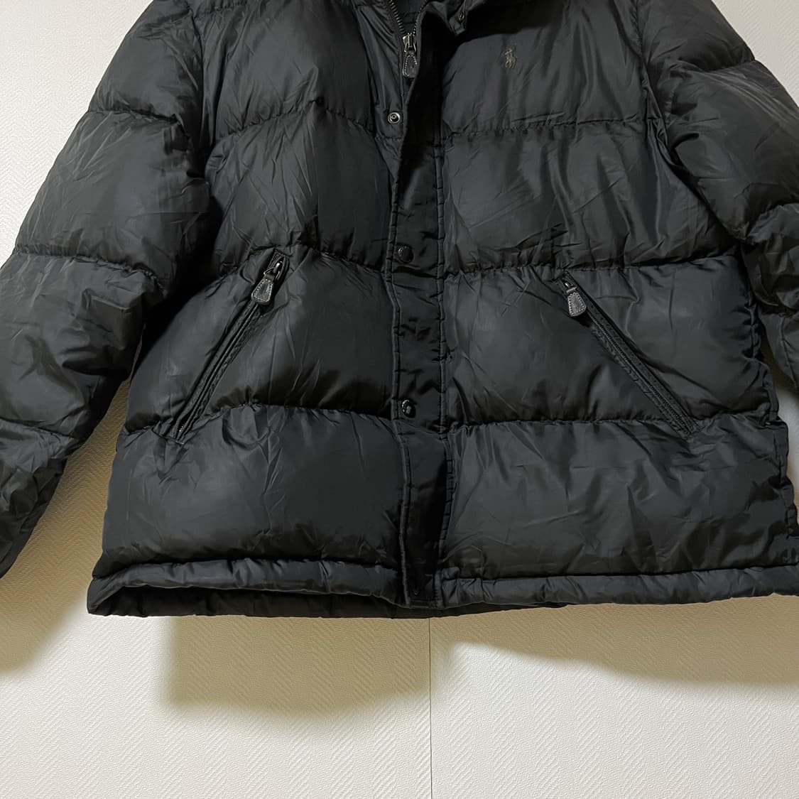 폴로 랄프로렌 블랙 푸퍼패딩 L 상품이미지5