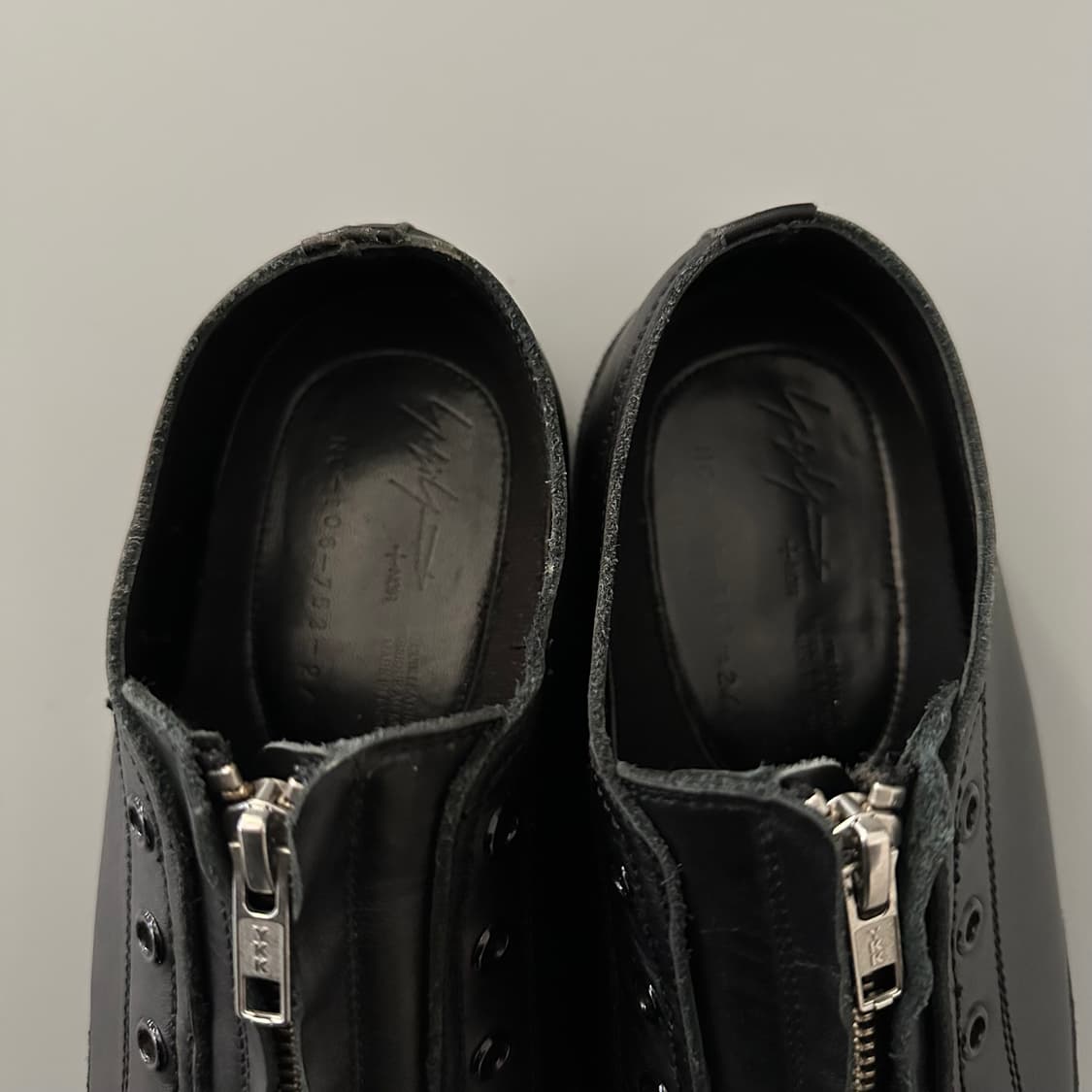 요지야마모토 yohji yamamoto 가죽 단화 스니커즈 상품이미지7