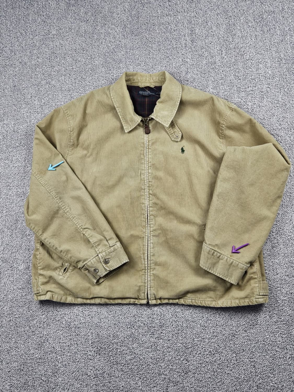 폴로랄프로렌 코듀로이 블루종 자켓 ( 2XL ) / 9949 상품이미지2