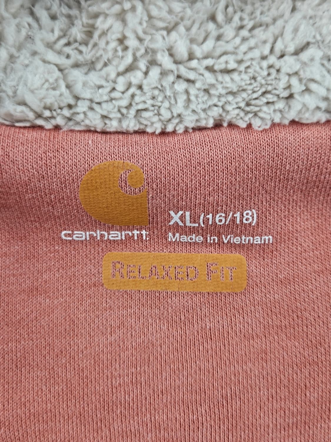 칼하트 다잉워시드 커스텀 쉐르파 라인드 후드집업 ( XL )/ 10825 상품이미지8