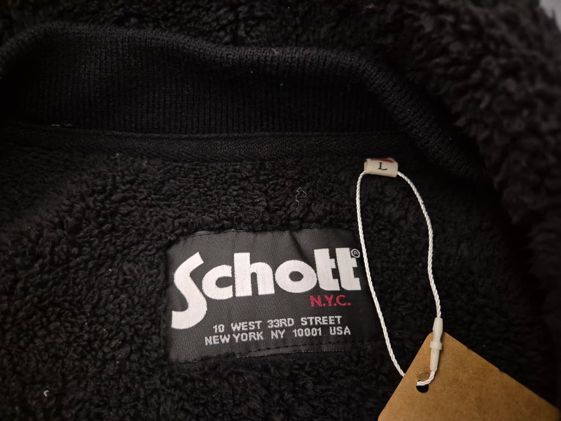 00s SCHOTT 쉐르파 니트 봄버 상품이미지8