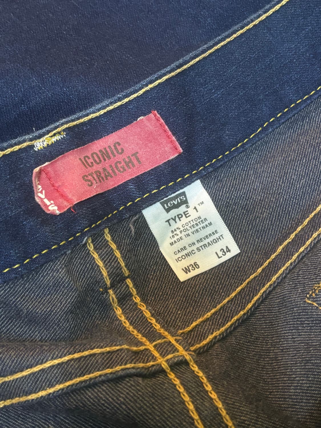 리바이스 00s type1 데님팬츠 상품이미지6