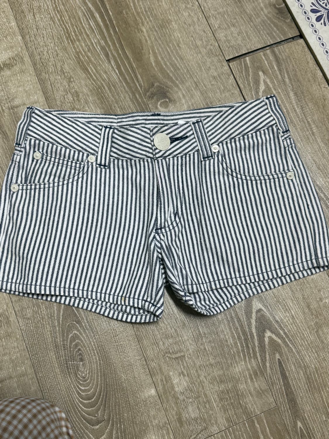 Lee 빈티지 로우라이즈 스트라이프 바지  상품이미지2