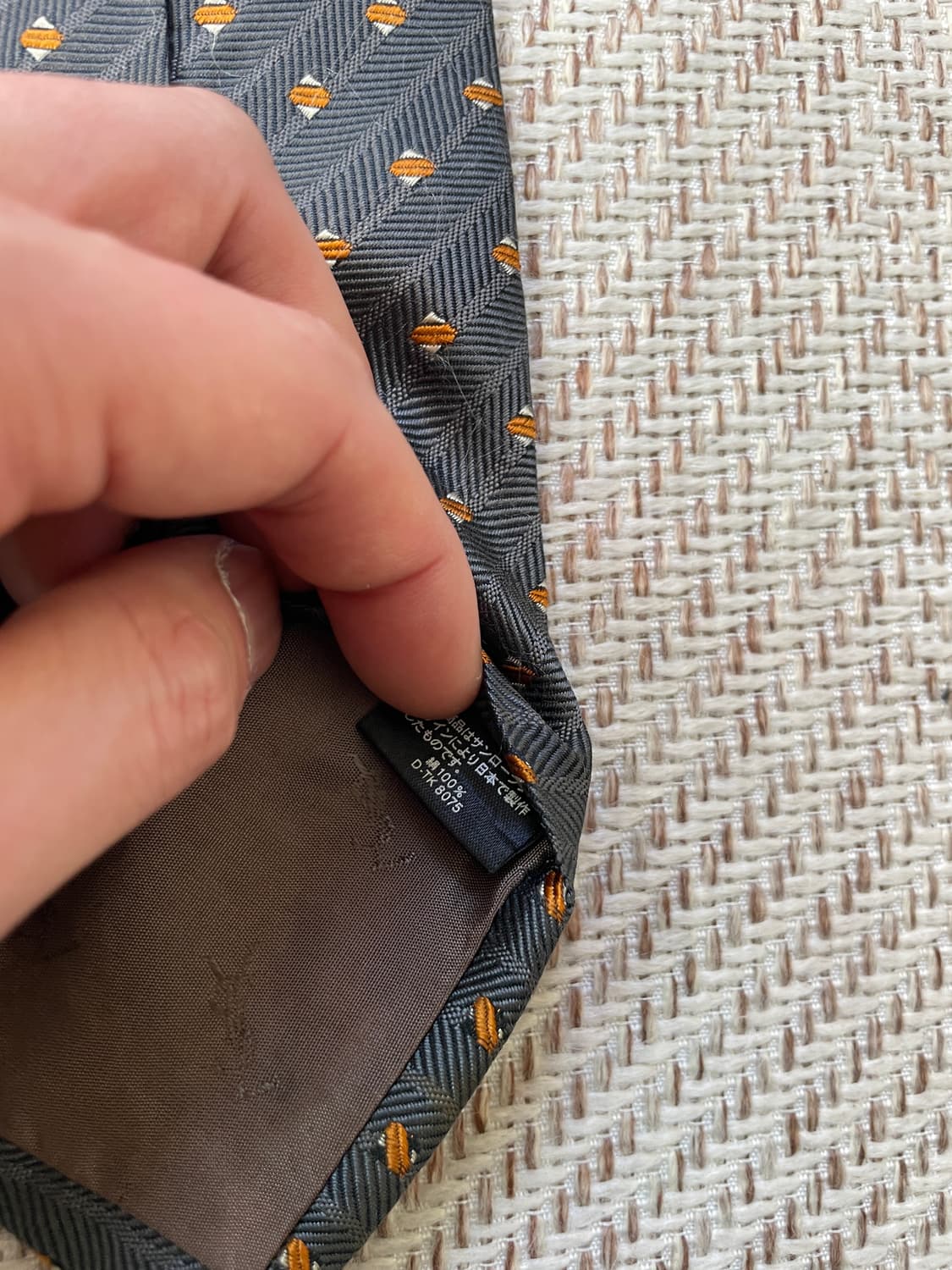 입생로랑 그레이 넥타이  J03758 상품이미지4