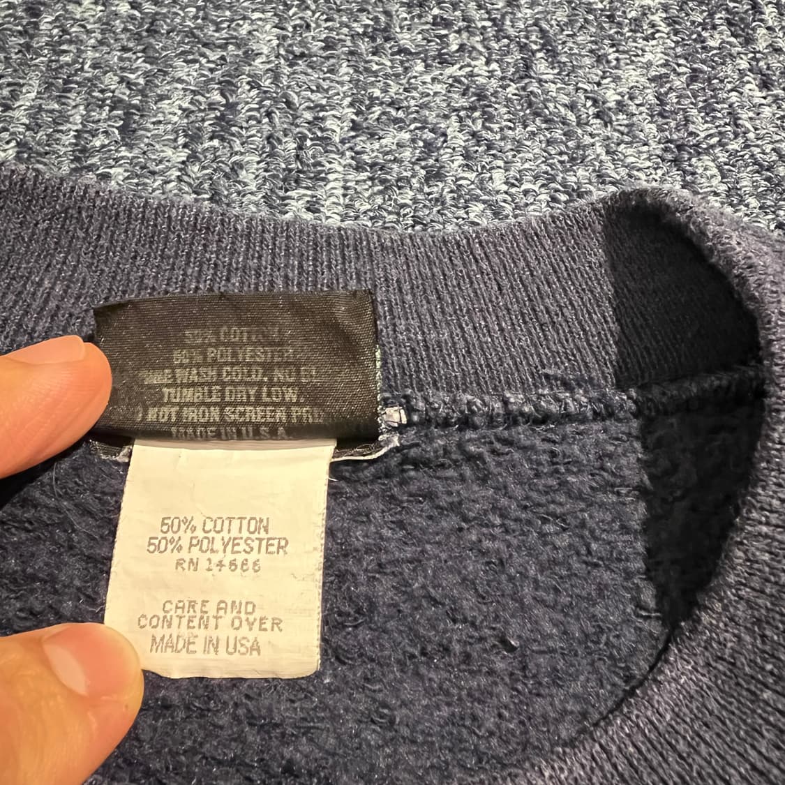 빈티지 90s SESSIONS 자수 로고 스웻셔츠 상품이미지5