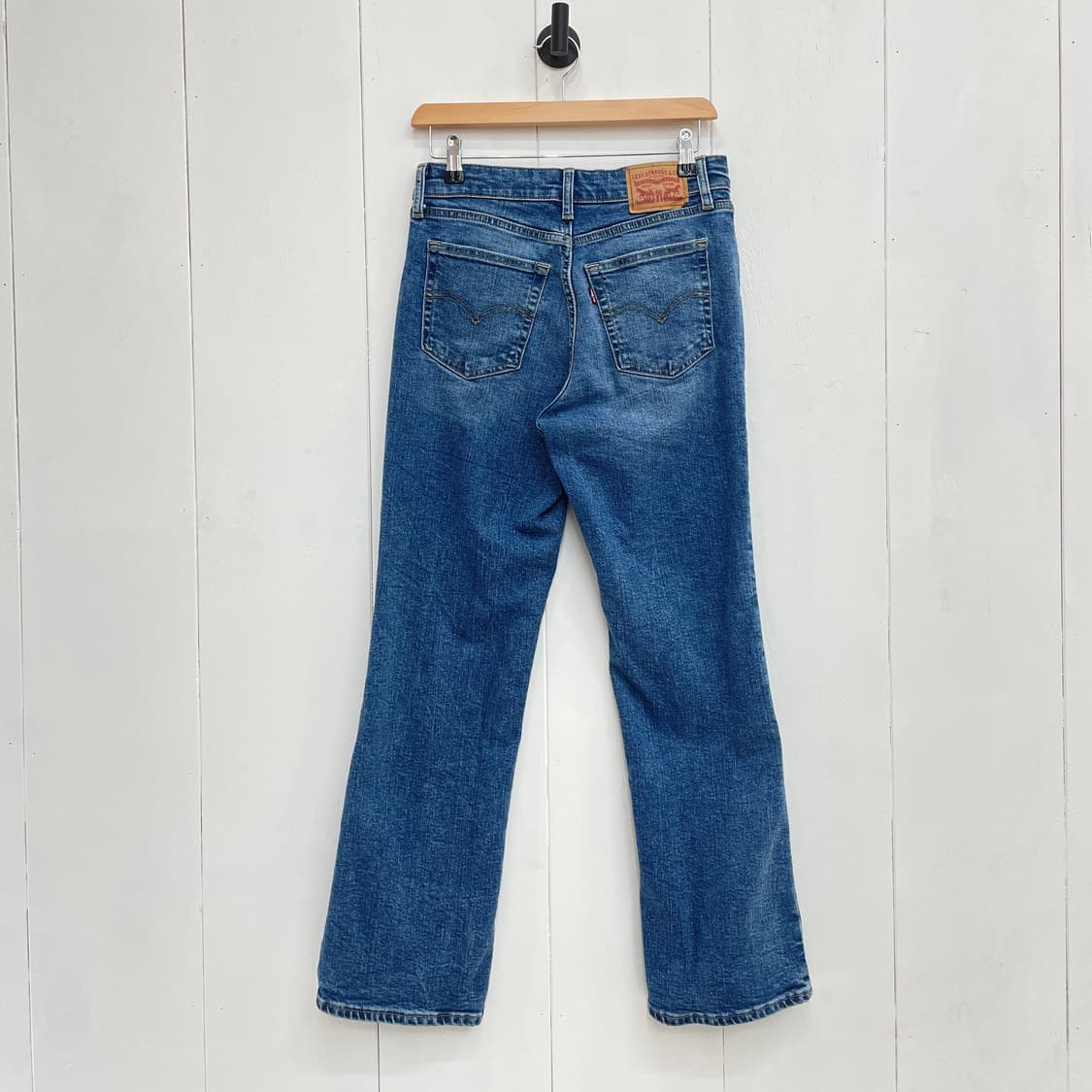 리바이스 725 킥 부트컷 데님 팬츠 중청 상품이미지9