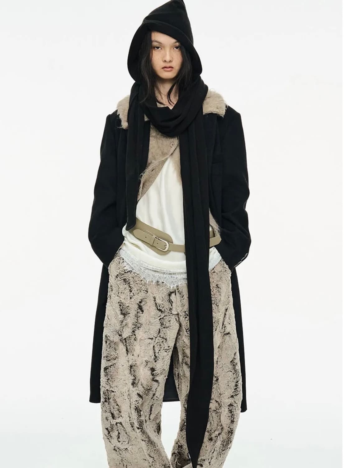 tied hood muffler 상품이미지1