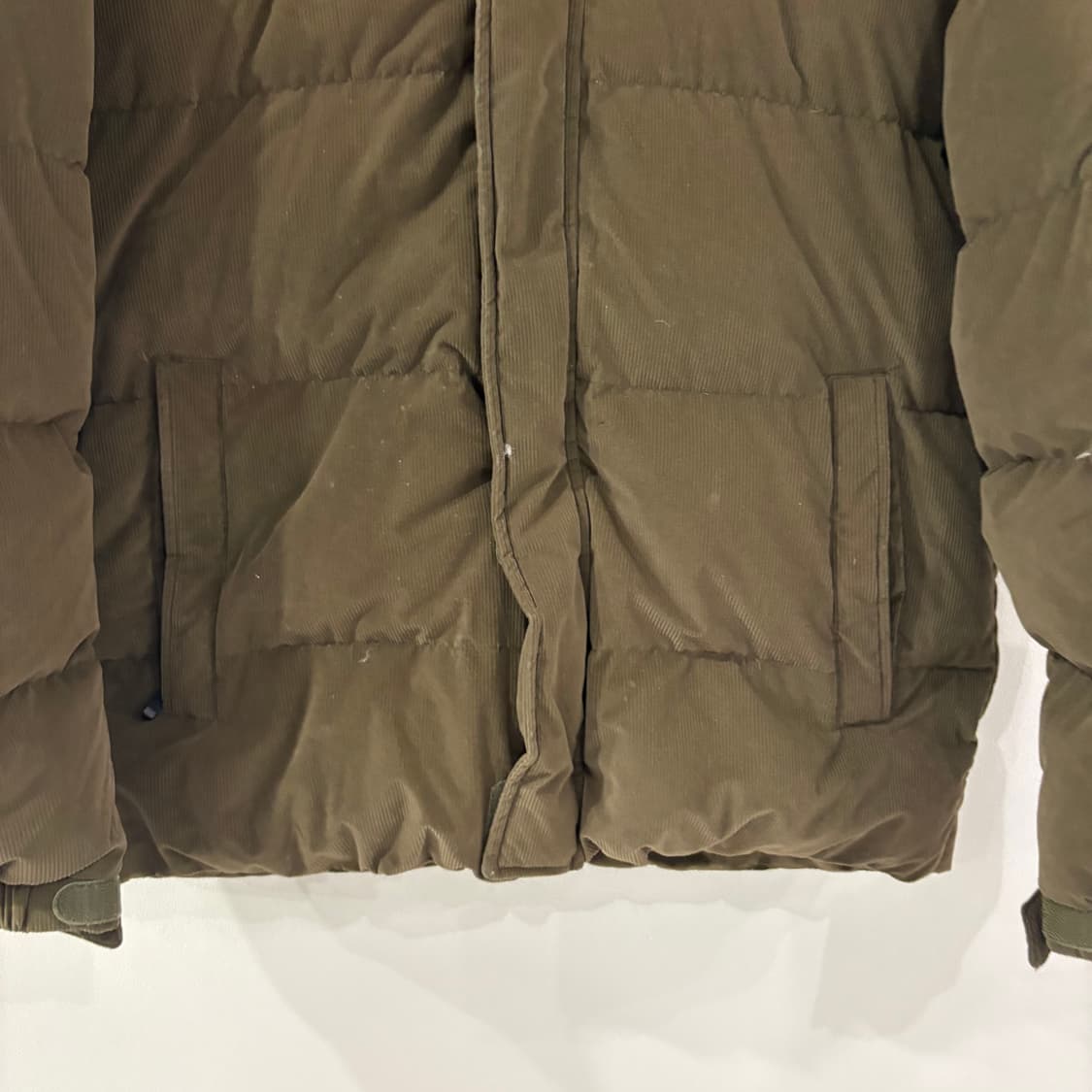 마운티아 골덴 코듀로이 브라운 패딩 점퍼 95 상품이미지2