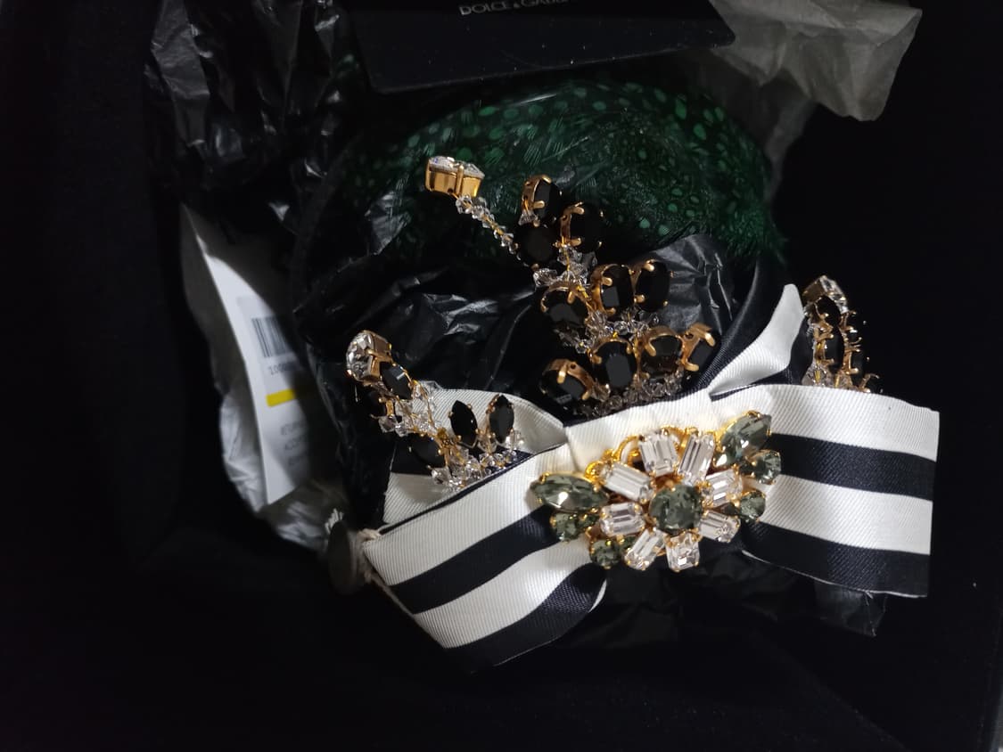 정품 돌체앤가바나 헤어밴드머리띠+돌체카드+돌체박스 상품이미지6