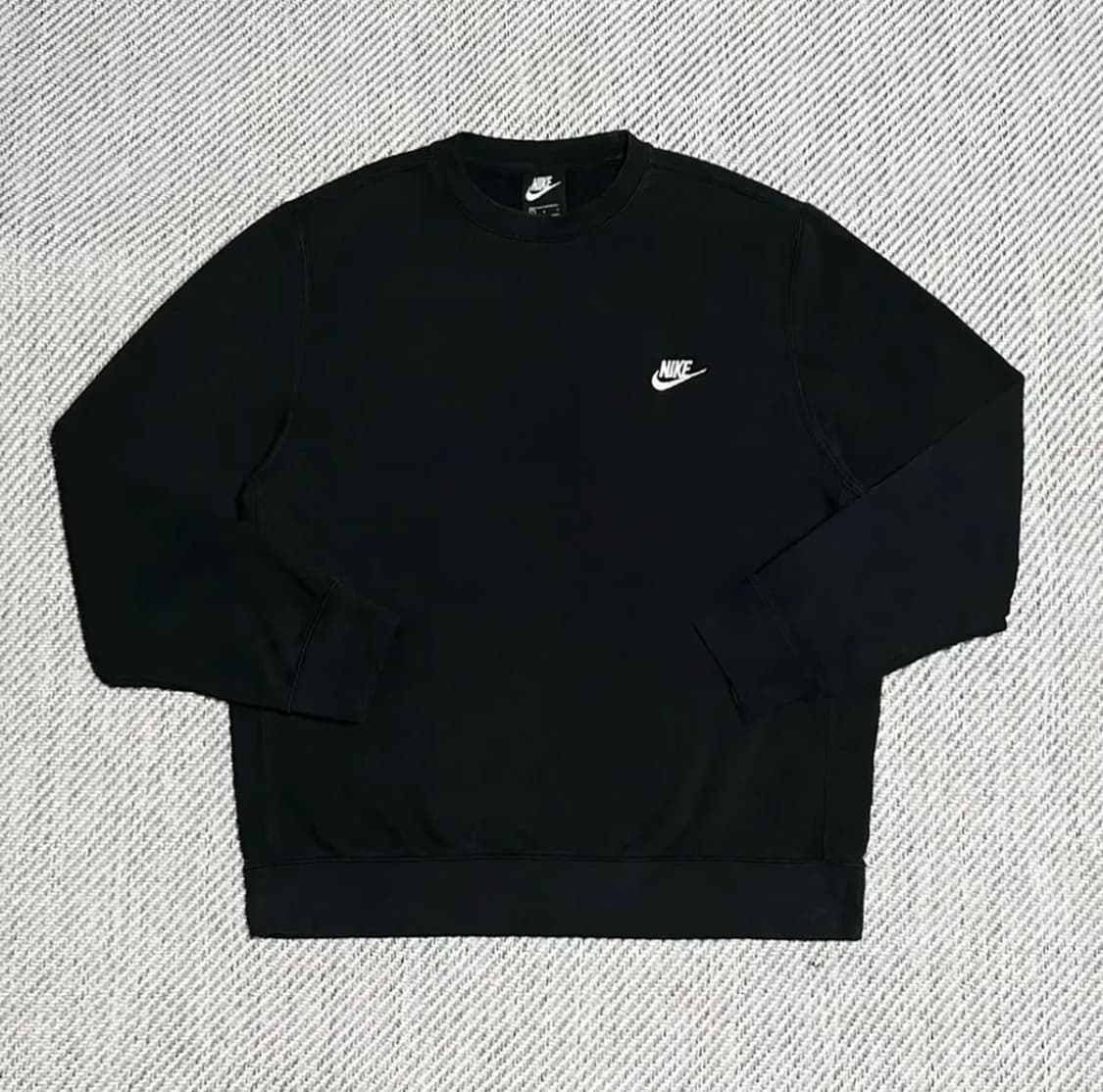 [XL] Nike 나이키 베이직 블랙 라운드 맨투맨 상품이미지1