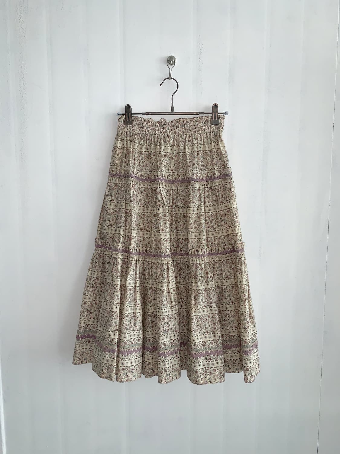 Floral Tiered Midi Skirt 상품이미지1