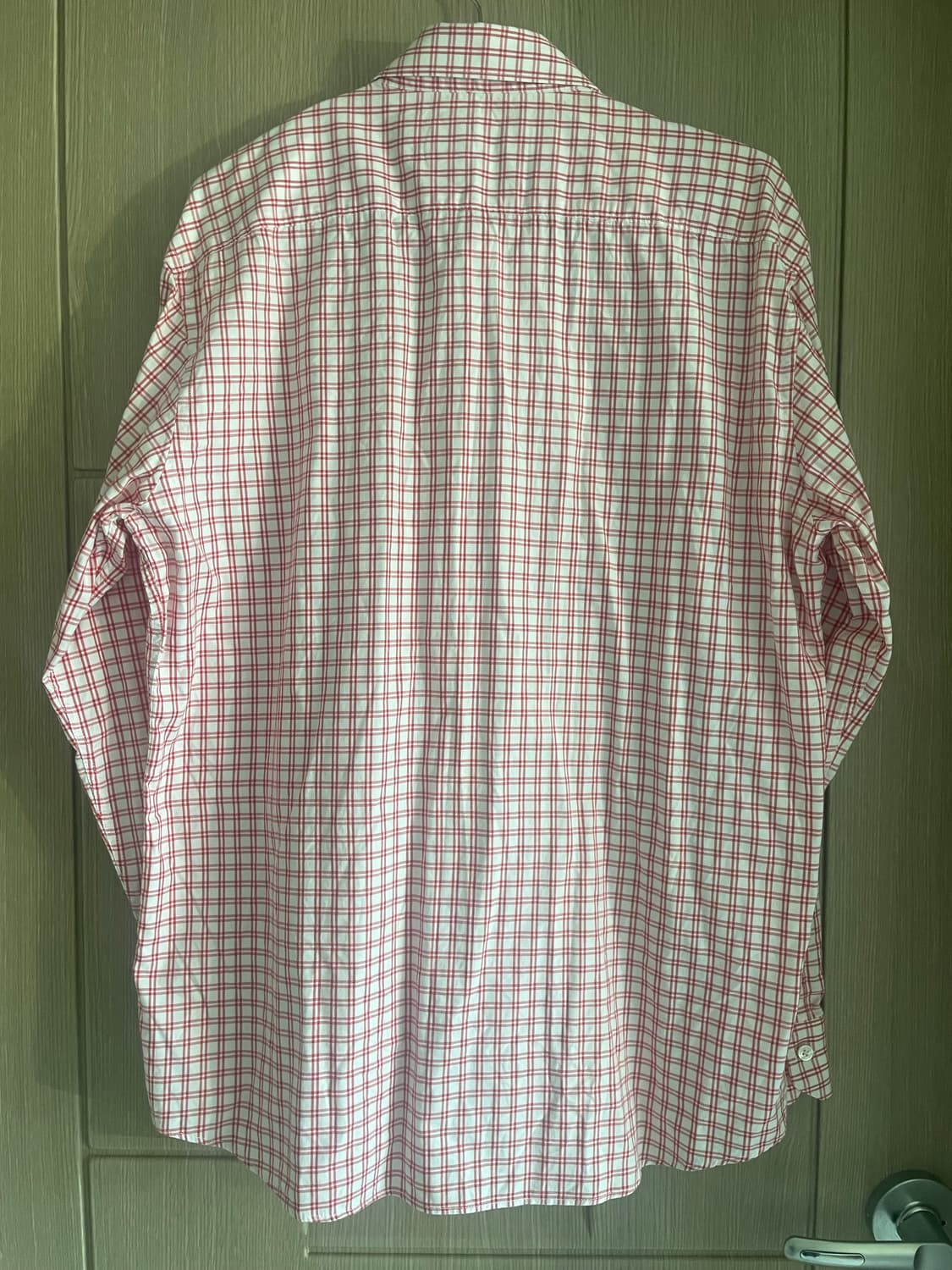 Nina Ricci 레드 깅엄 체크 셔츠 상품이미지5