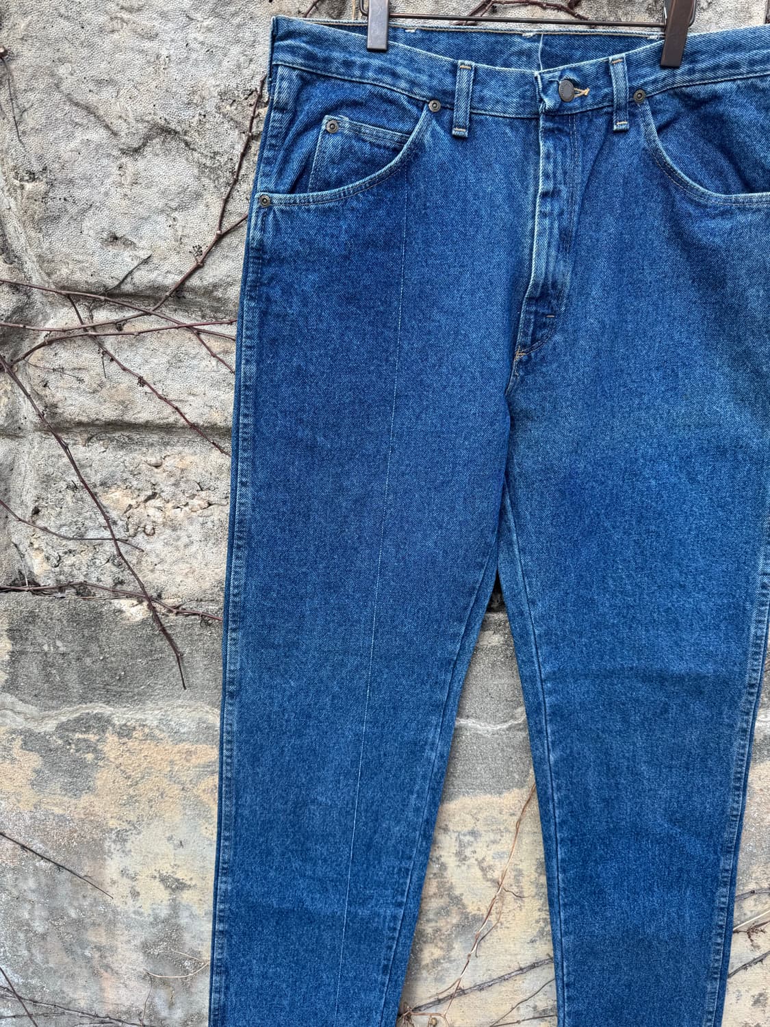 90s 랭글러 빈티지 96501ds 테이퍼드핏 데님 팬츠 34 상품이미지5