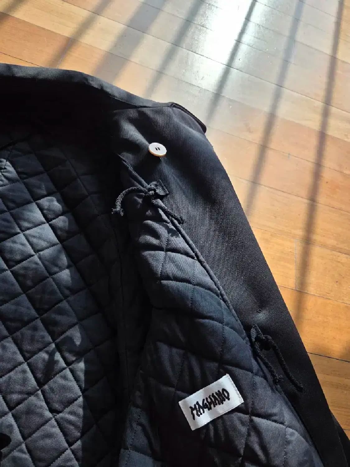 새상품) 마리아노 코트 블랙 m사이즈 상품이미지5