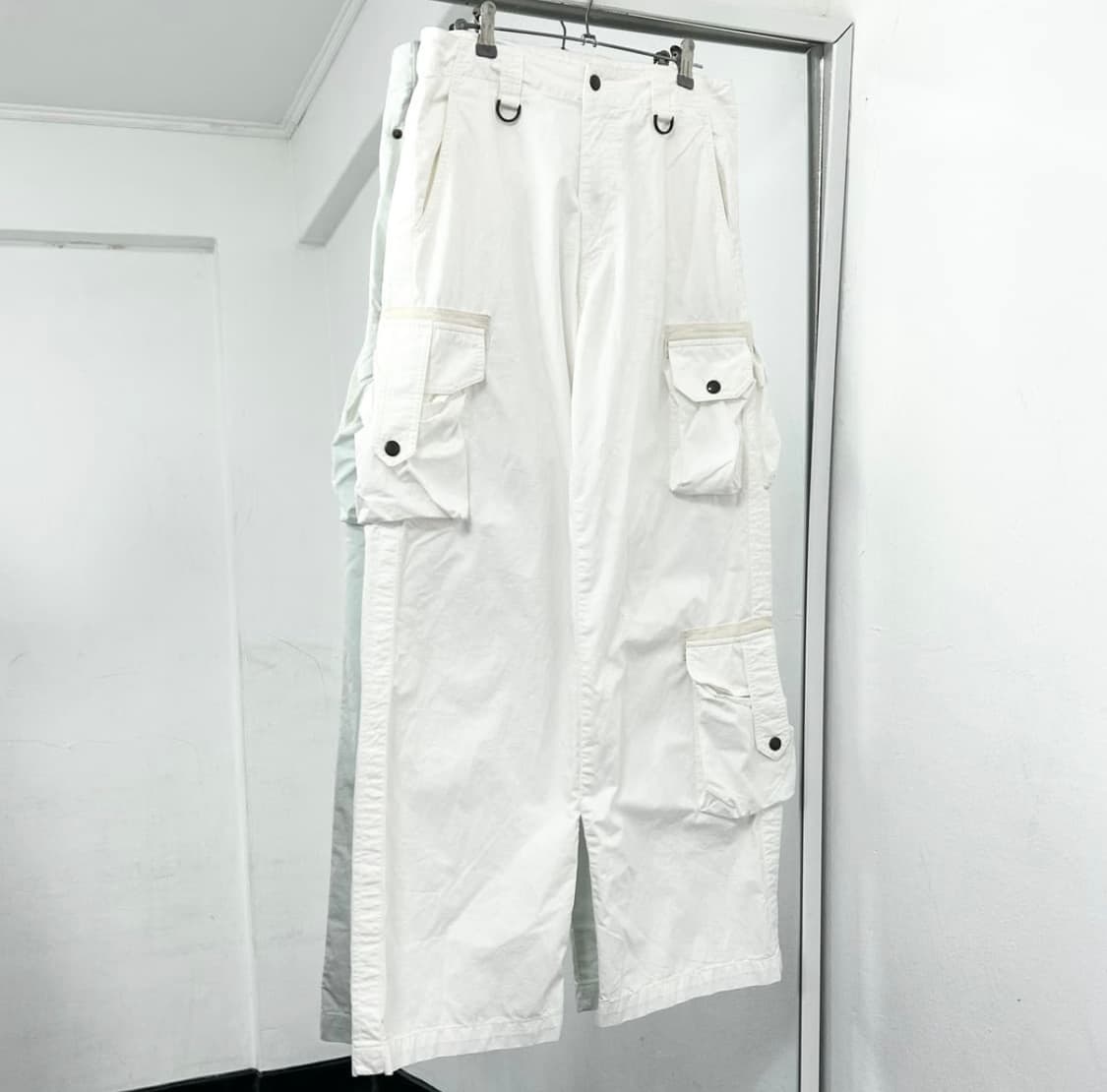 에스이오 워시드 카고 팬츠 WASHED CARGO PANTS IVORY 상품이미지3