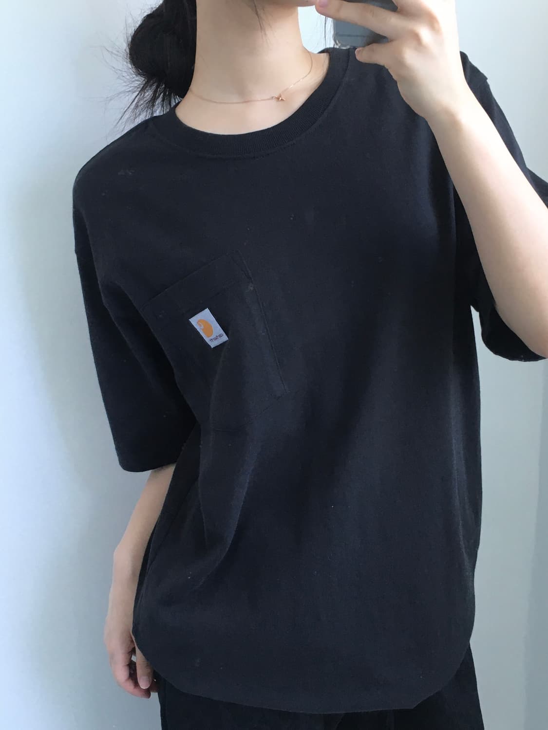 Carhartt 칼하트 블랙 티셔츠 상품이미지3