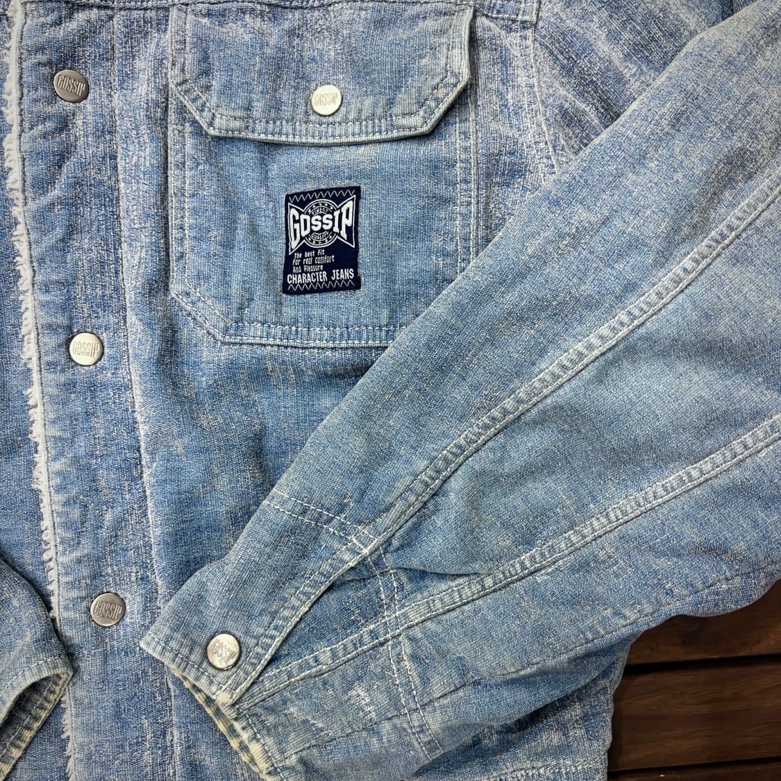 90s Lee Gossip 연청 쉐르파 자켓 (L) 상품이미지3