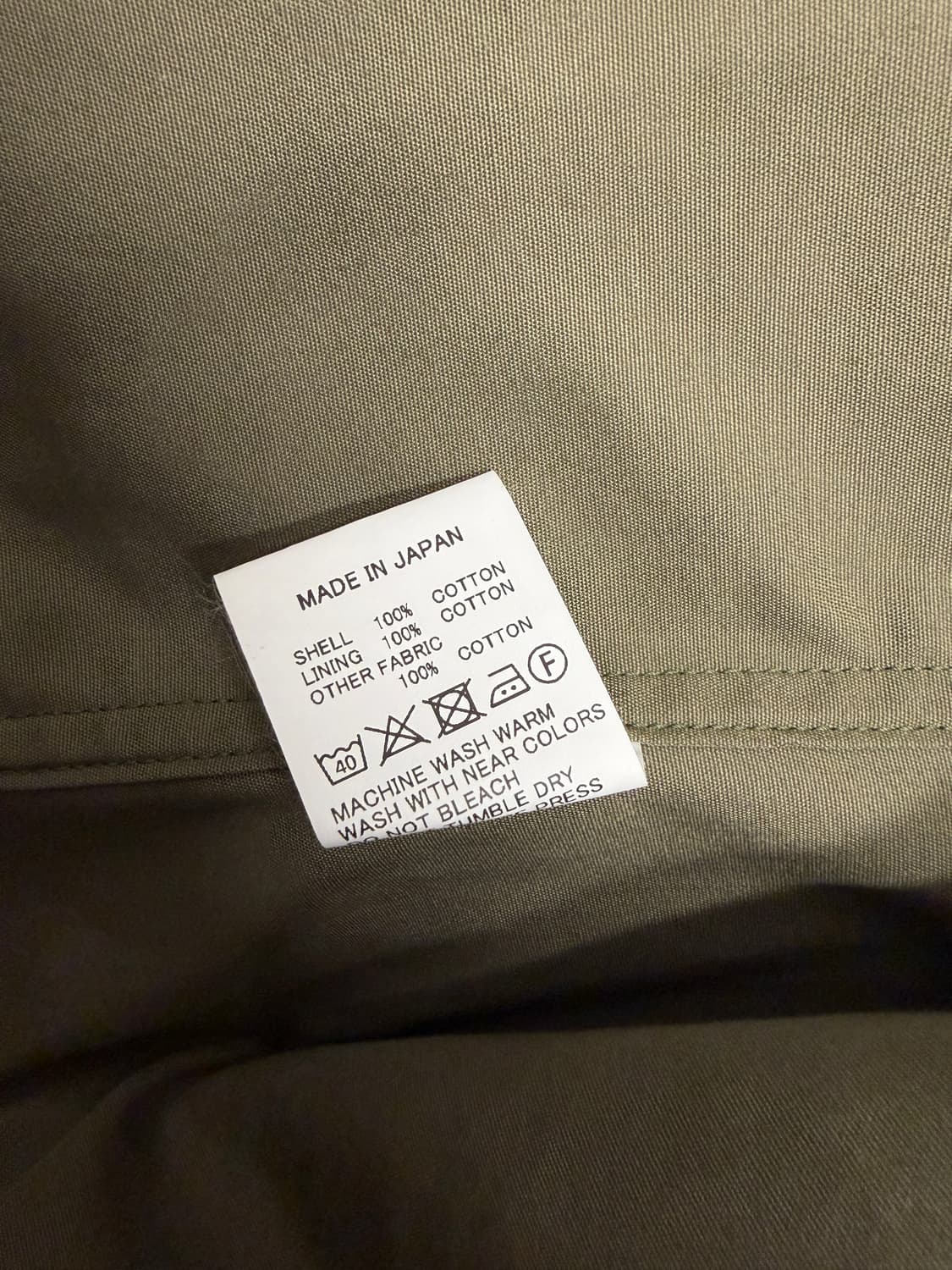 오어슬로우 M-65 필드자켓(일본 생산품) 상품이미지7