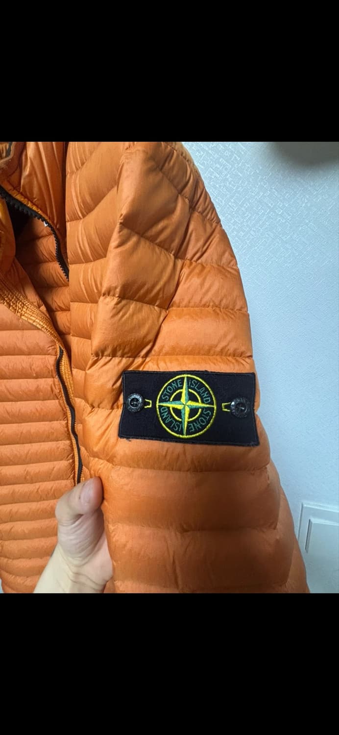 스톤아일랜드 오렌지 경량 패딩 L 상품이미지2