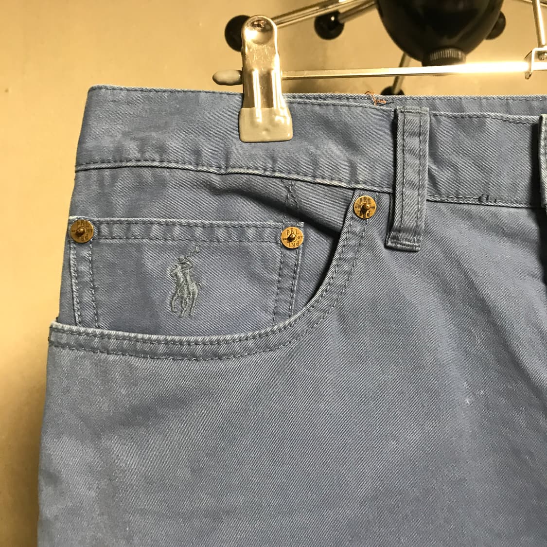 폴로 랄프로렌 코튼 팬츠 블루 32/32 상품이미지4