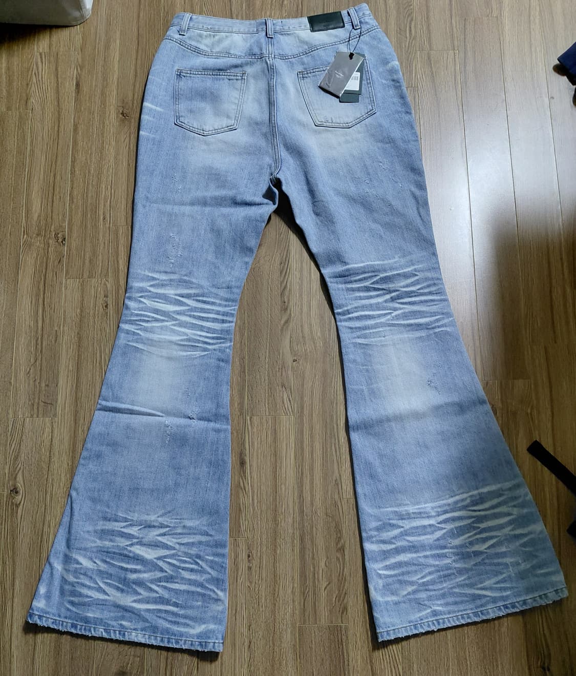 언더마이카 라이트블루 와이드플레어진 [1사이즈] 상품이미지2