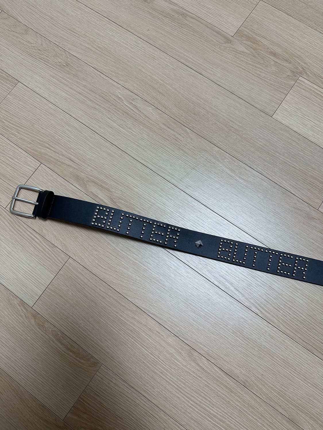 Butter Goods 버터굿즈 레더 스터드 벨트 급처 상품이미지5