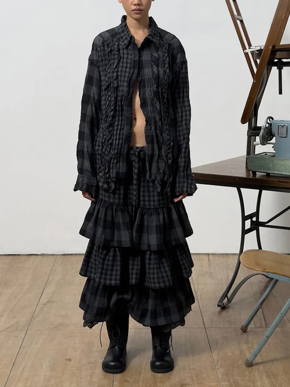 오픈와이와이 롱 스커트 상품이미지1