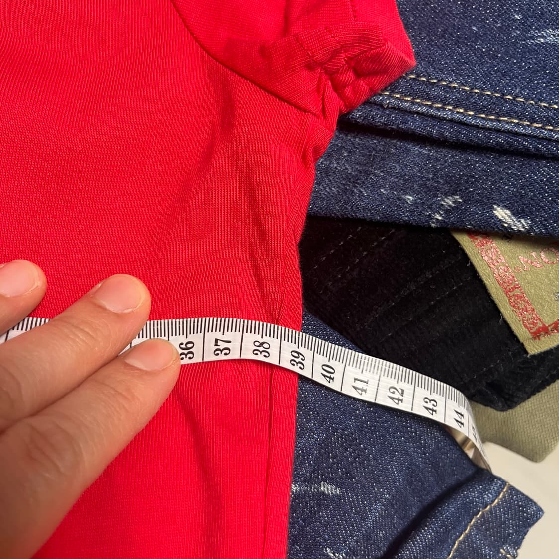 쥬시꾸뛰르 발렌타인 레드 반팔 티셔츠 s 상품이미지4