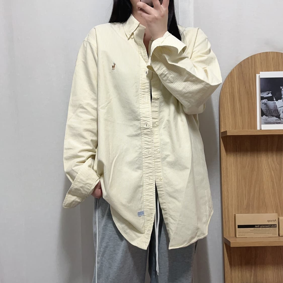 [정품] 폴로 옐로우 / 멀티포니 스트라이프 셔츠 [ 16-34 ] 상품이미지1