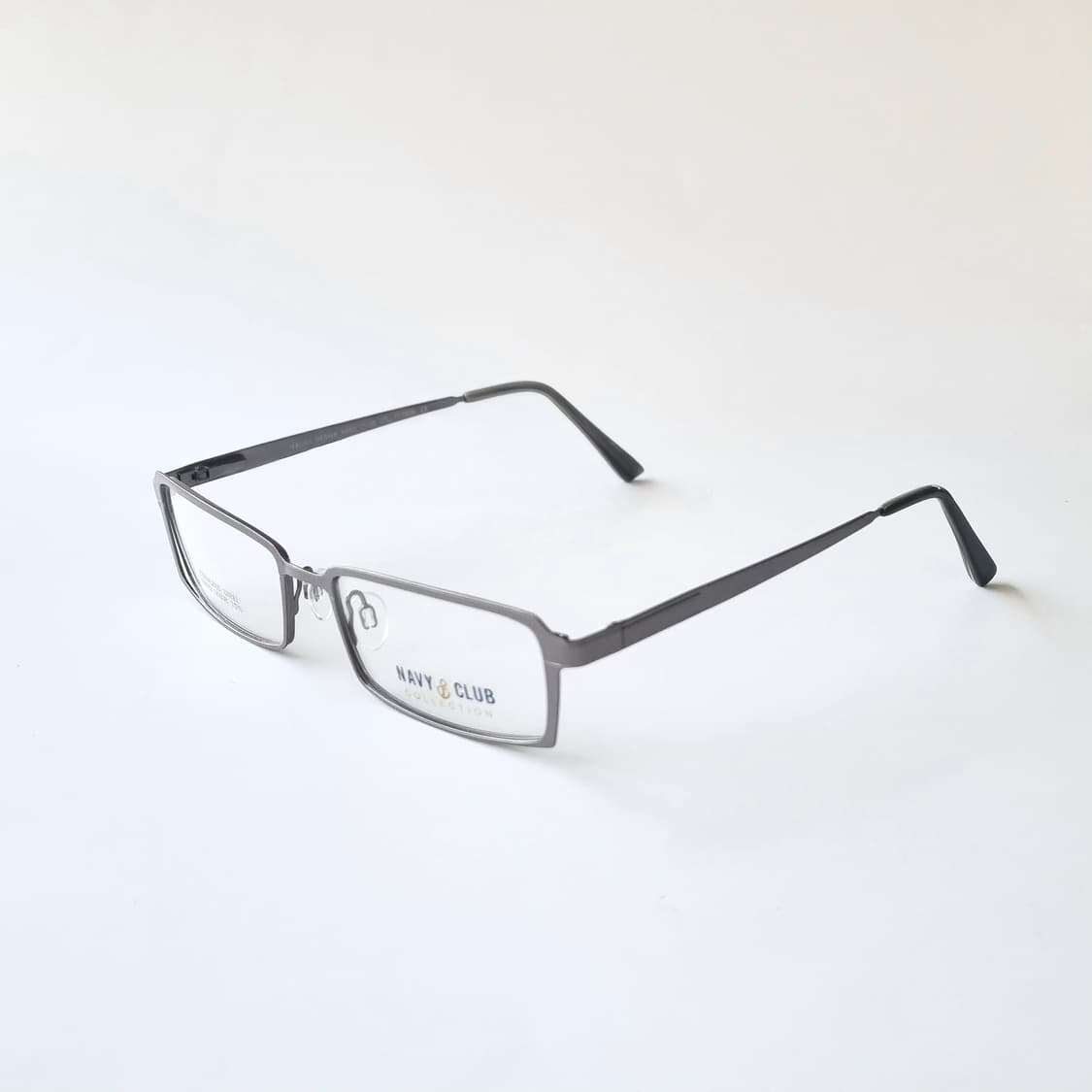 데드스탁 이탈리안 무드의 빈티지 실버 스퀘어 안경테 상품이미지3