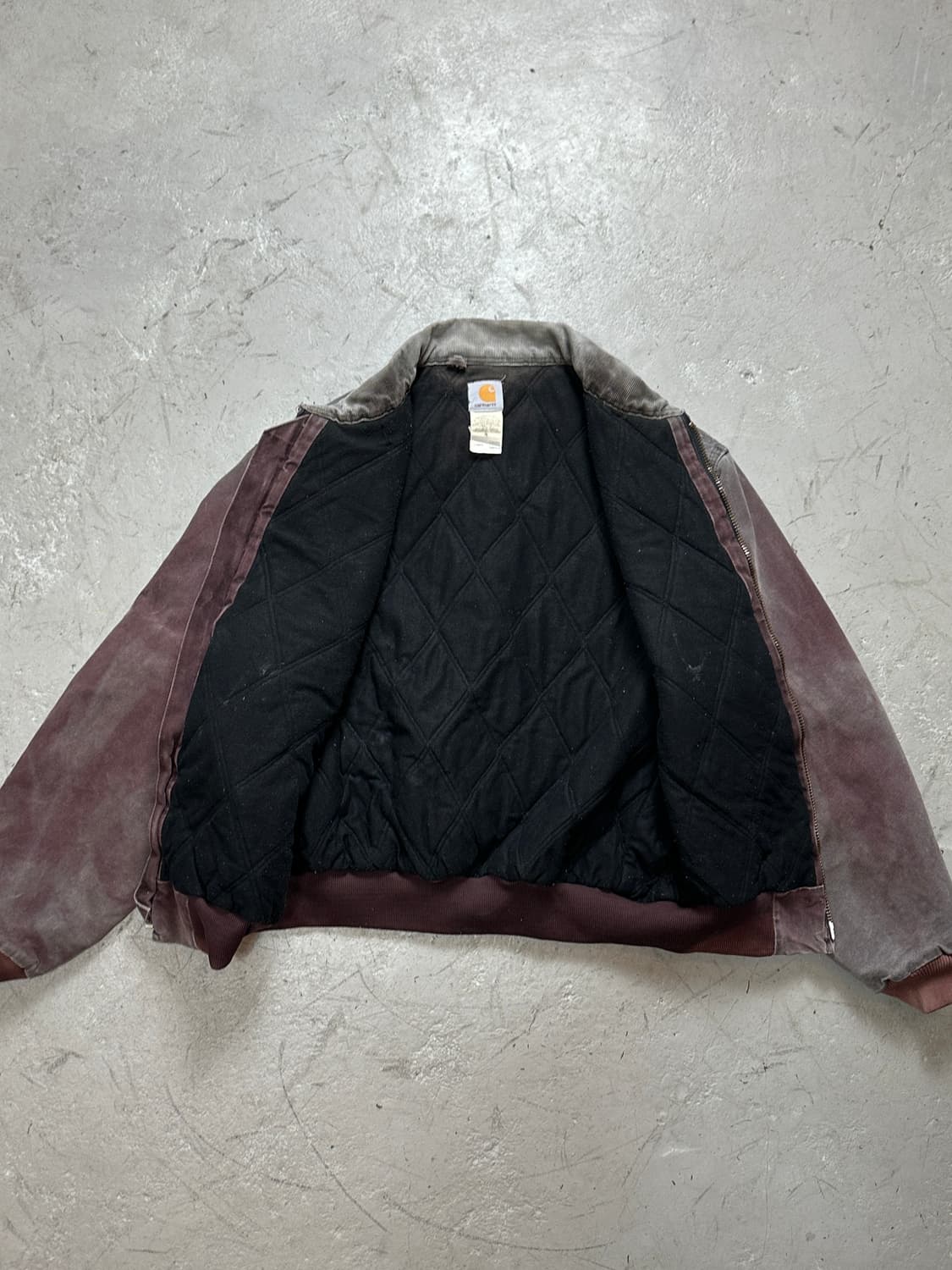 90’s USA Made 칼하트 J14 BRG 칼하트 버건디 디트로이트 상품이미지7