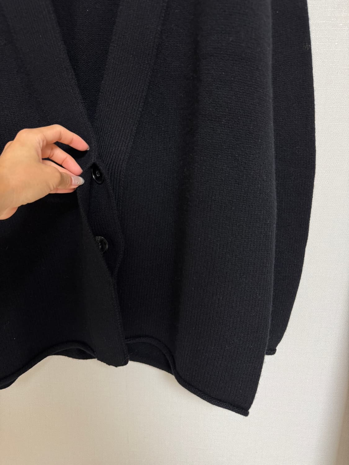 퍼버즈 Regular Wool Cardigan Large 상품이미지4