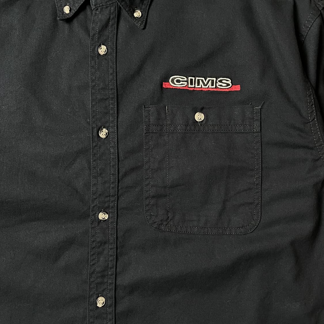 TEXX 빈티지 블랙 코튼 워크 셔츠 A00567 상품이미지3