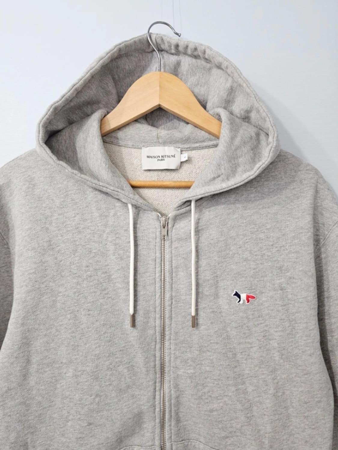 메종키츠네 신형 트리컬러 폭스 후드집업 가디건 105 상품이미지2