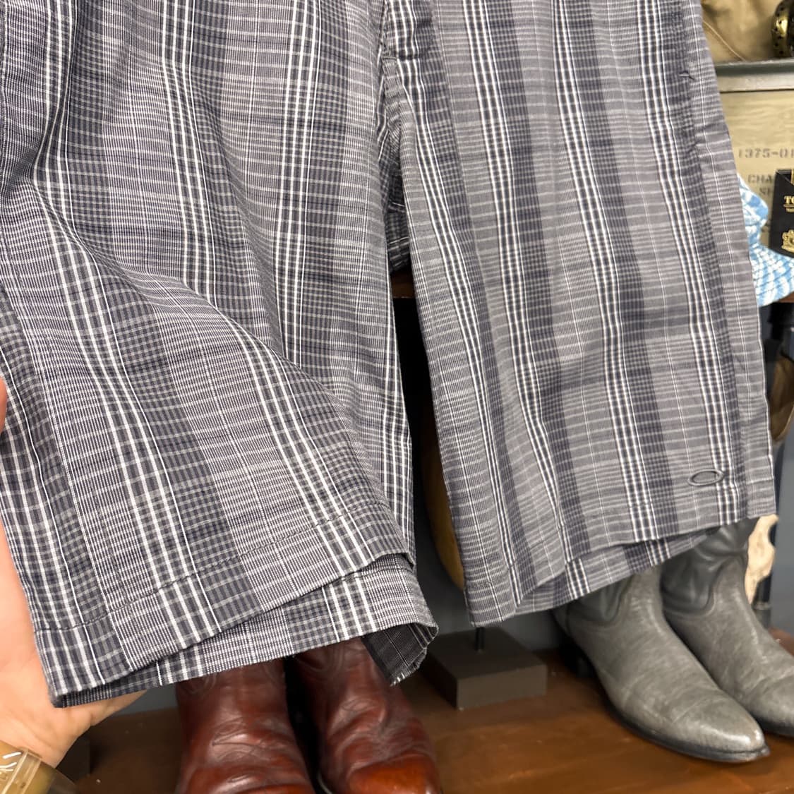 오클리 어반리뉴얼 플래드타탄 체크패턴 하프팬츠 N1258 상품이미지4