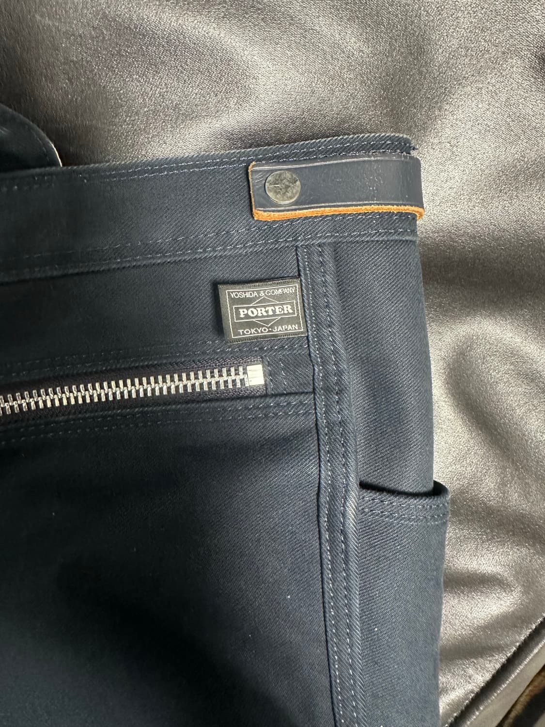 요시다 포터 캔버스 토트백 네이비 상품이미지2