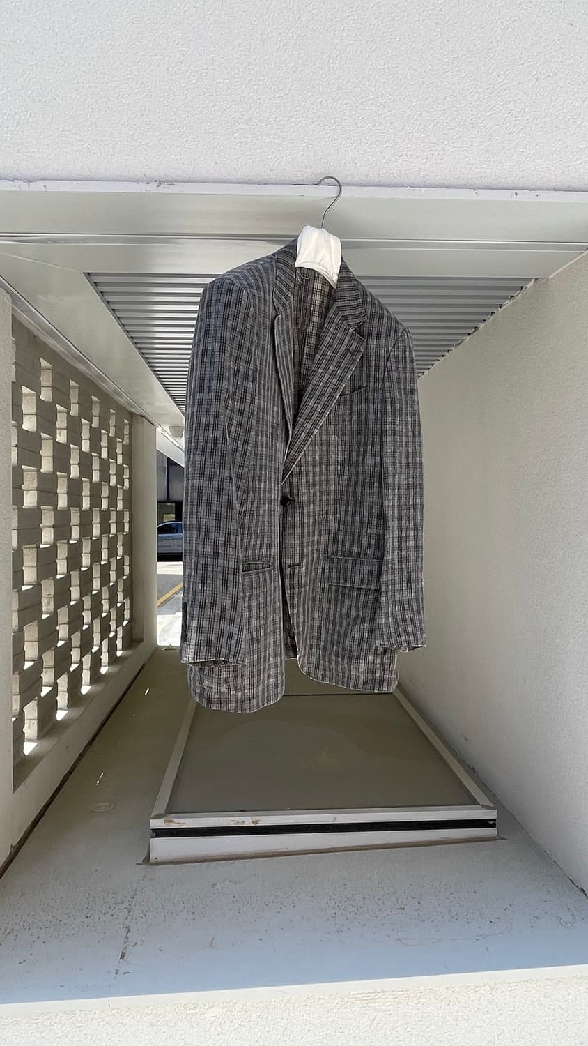[CERRUTI 1881] Pure Linen Check Blazer 상품이미지2