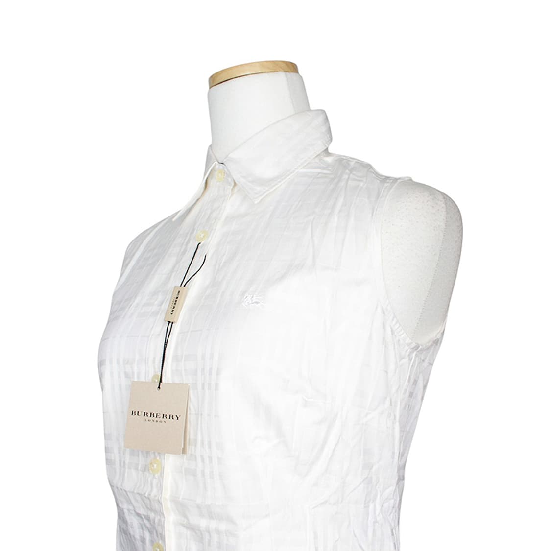 버버리 아이보리 나시 셔츠 44 상품이미지4