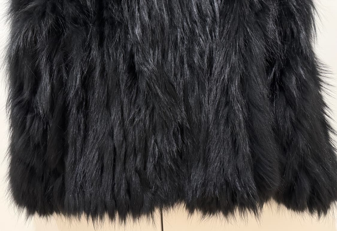 (1회착용) FAYEWOO 페이우 리얼 폭스퍼 자켓 (여우털 100%) 상품이미지5