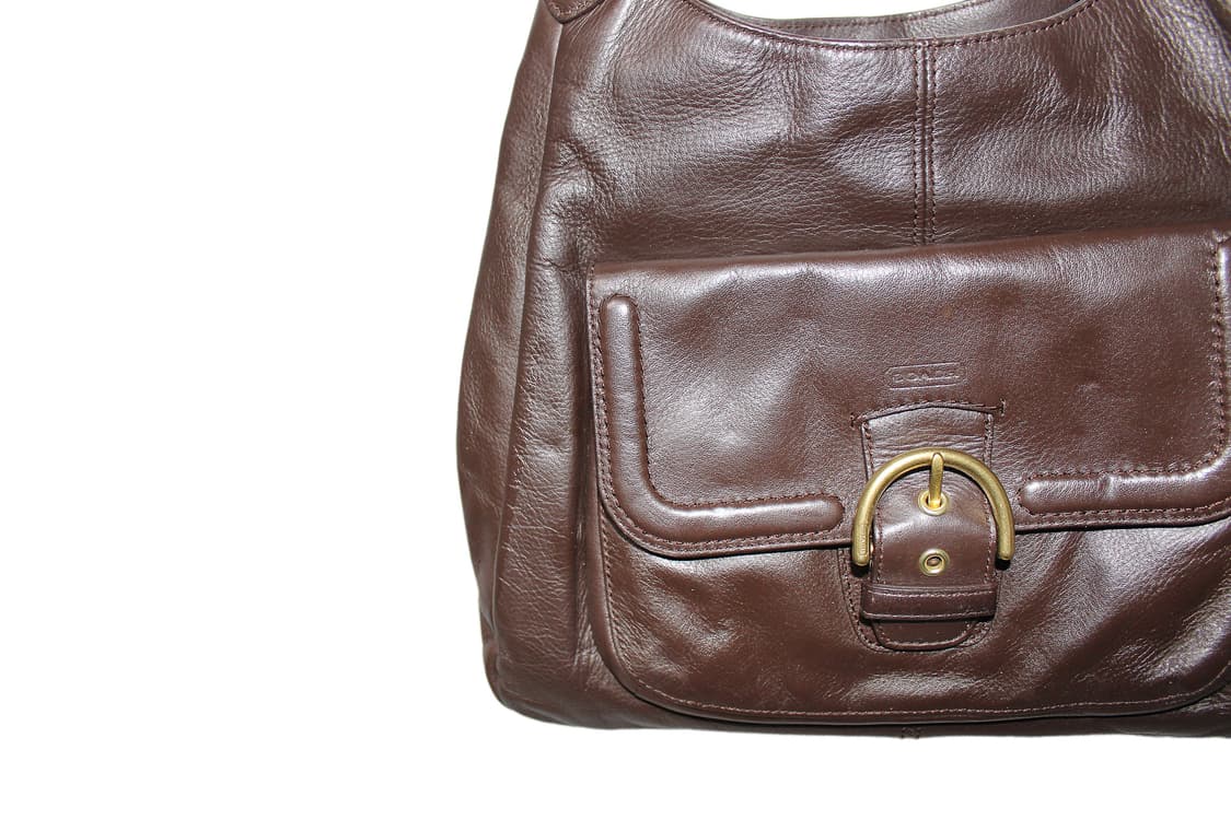 2000s Y2K COACH 코치 레더 숄더백 상품이미지2